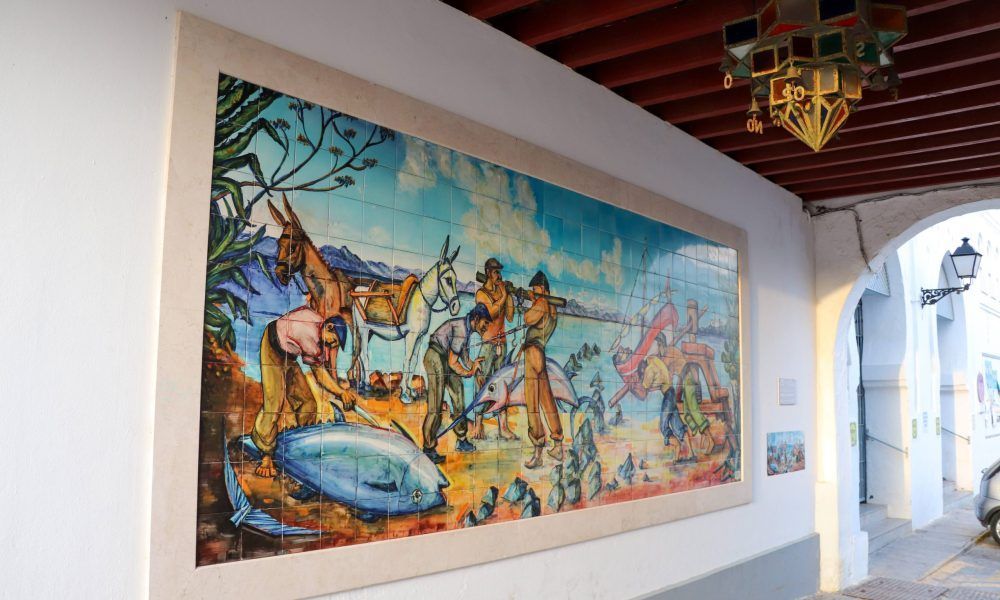 Mural del ronqueo y lámpara de los vientos