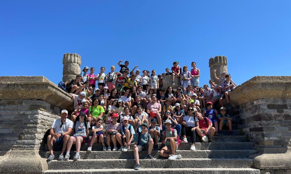 Grupo en el templo de Júpiter