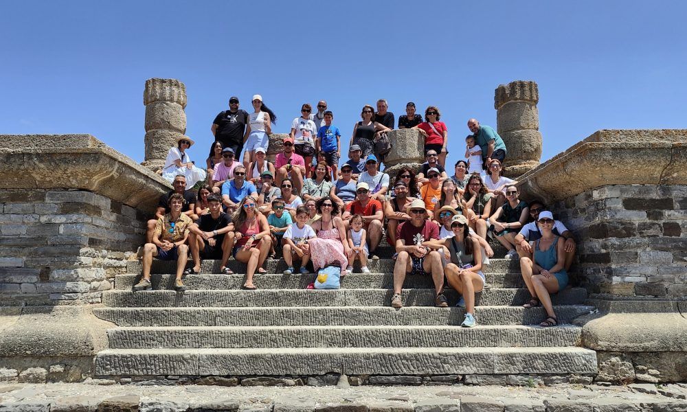 Grupo en el templo de Júpiter