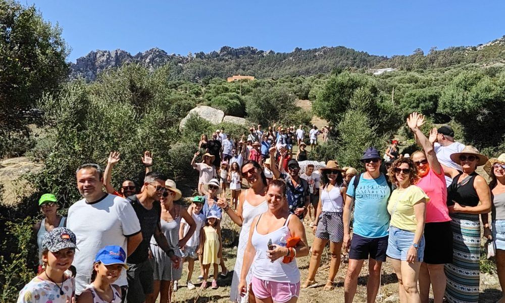 Grupo en las tumbas antropomorfas