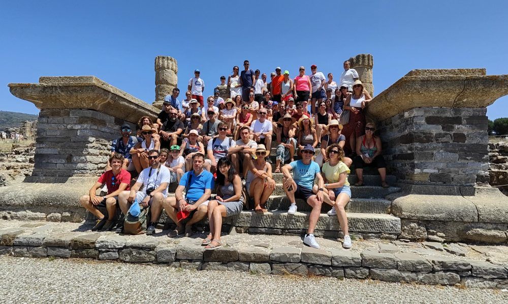 Grupo en el templo de Júpiter