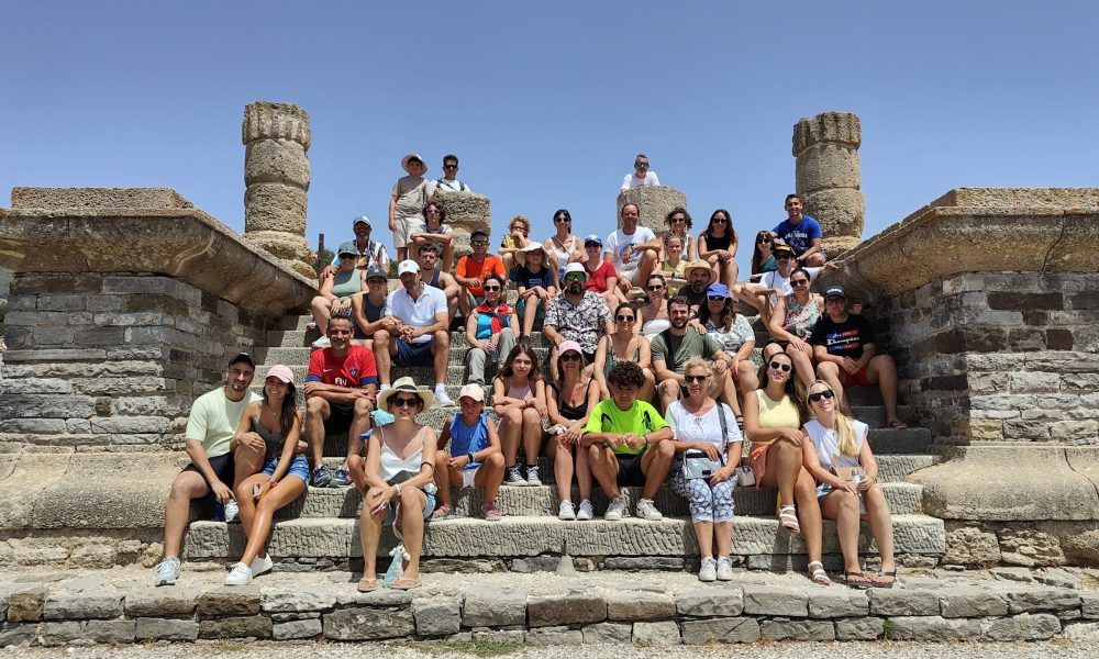 Grupo en el templo de Júpiter