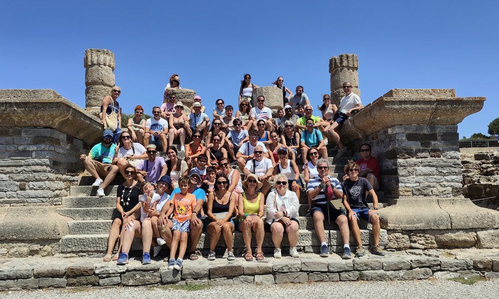 Grupo en el templo de Júpiter
