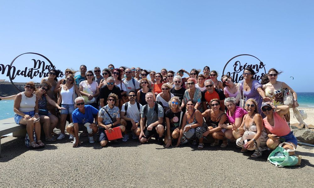 Grupo en la unión del mar Mediterráneo y océano Atlántico